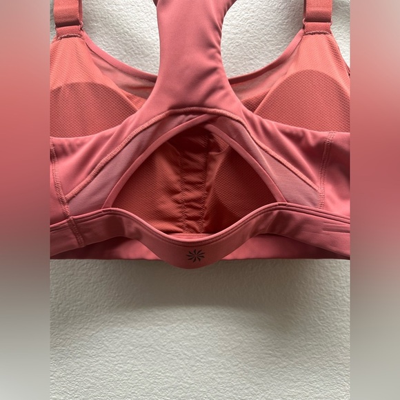 Athleta Women's Adjustable Sports Bra-Orange/Peach - Picture 3 of 4